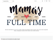 Tablet Screenshot of mamasfulltime.com